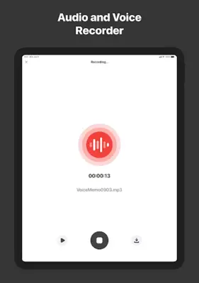 voice recorder android App screenshot 3